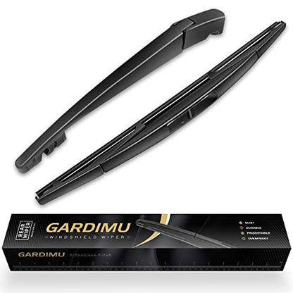 Replacement for 2003-2008 Honda Pilot Rear Windshield Wiper Blade and Arm Assembly-Original Factory Quality Car Back window wiper Arm Blade Complete Set - size: For Honda Pilot 2003-2008