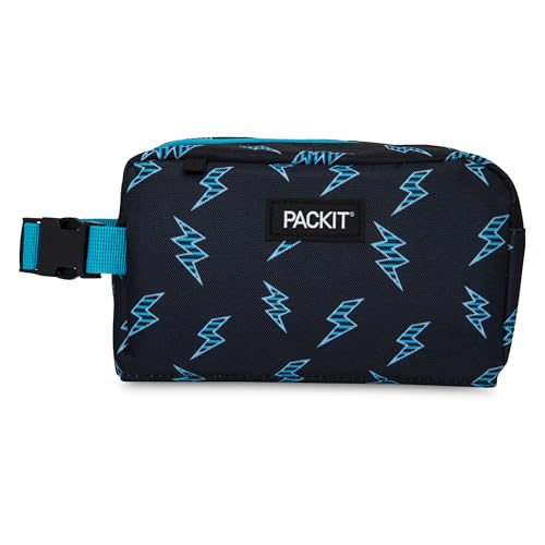 Packit, Box Snack Freezable Striped Bolts - color: Striped Bolts, size: Medium
