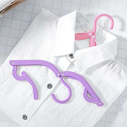 18pcs Travel Folding Hanger Household Multifunctional Portable Hanger