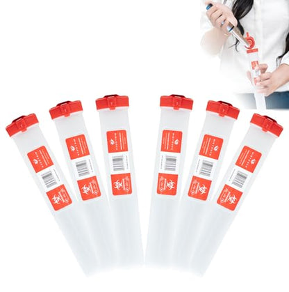 Travel-Sharps - Single Use Travel Sharps Container for AutoPens Needles Syringes - Portable Small Sharp Containers with Locking Lid, Puncture Resistant Transportable Needle Disposal Containers 6 Pack - size: 7in Flat-End (6Pk)
