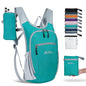 Hiking Backpack 10L/15L Small Daypack Lightweight Packable Travel Foldable Water Resistan for Women Men (Lake Green, 15L) - color: Lake Green, size: 15L