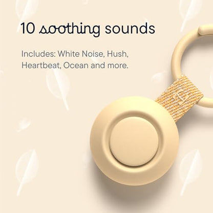 Hatch Go | Portable Sound Machine for Babies and Kids | Sleep Soother | 10 Soothing Sounds | White Noise | Shush | Travel | Registry Gift | Baby Shower | Clips on Stroller | Honey - color: Honey