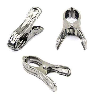 40 PCS Garden Clips, 2.1 inch Clothes pins,Heavy Duty Stainless Steel Greenhouse Clamps, Greenhouse Clips for Netting, Fix Plant Cover Shade Cloth Netting Tarp, Tight Grip Garment Clips - color: 2.1 Inch（40 Pack）, size: 2.1 inch