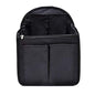 HOYOFO Mini Backpack Organizer Insert, Black, 7.7"L x 4.3"W x 10.6"H, Waterproof Nylon, Fits Small Backpacks - color: S-Black