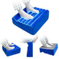 Underdesk Foot Rest for Office Under Desk at Work, Ergonomic Footrest Stool Massage Leg Rest Elevation Cushion for Couch Computer, Feet Support Foam Elevator Footstool Pillow