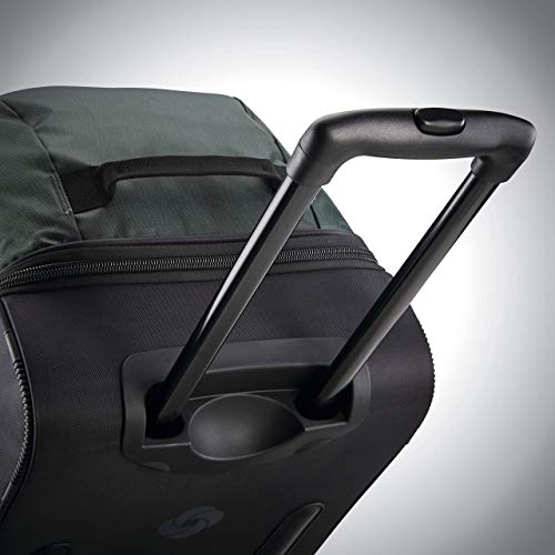 Samsonite Andante 2 Wheeled Duffel Bag – 32-Inch Durable Rolling Luggage with Inline Skate Wheels, Push-Button Handle & Spacious Compartments – Travel-Friendly and Lightweight - Moss Green/Black - color: Moss Green/Black, size: 32-Inch
