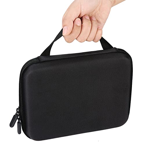 OUKENS 63 Slots Essential Oil Carrying Case, 1-3ml Hard EVA Shell Essential Oils Storage Organizer Bag with Foam Insert, Portable Peptide Case & Vial Holder for Aromatherapy, Travel, Home (Black) - color: Black