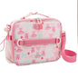 Bentgo Kids Prints Lunch Bag - Double-Insulated, Reusable, for Kids 3+, Adjustable Strap; Holds Lunch Box/Water Bottle/Snacks; Easy-Clean, Water-Resistant, Pockets (NEW Ballet & Bows) - color: Ballet & Bows