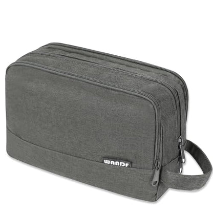 Toiletry Bag for Men Hanging Dopp Kit Water Resistant Shaving Bag Small Toiletry Bag for Traveling (Denim Pure Grey) - color: Denim Pure Grey