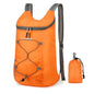 levayhill 16L Foldable Hiking Backpack,Small Packable Daypack,Orange | Lightweight ,Outdoor Collapsible Rucksack,Ultralight Folding Back Pack, Water Repellent, Men Women Travel Gym, Easy Carry-on - color: Orange