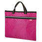 PATIKIL Waterproof Zipper File Bag, Documents Books Tools Storage Zip Pouch for Office Travel, Rose Red - color: Rose Red