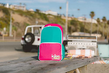 Igloo Retro Backpack, Jade - color: 20 Can Jade