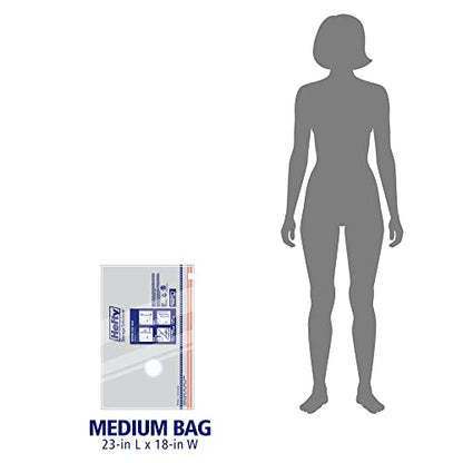 Hefty Shrink-Pak Vacuum Storage Bags - Space Saver for Under Bed Storage, Clothing and Comforters, 3X More Storage Space, 6 Medium Zipper Bags - style: 6 Medium / Clothing