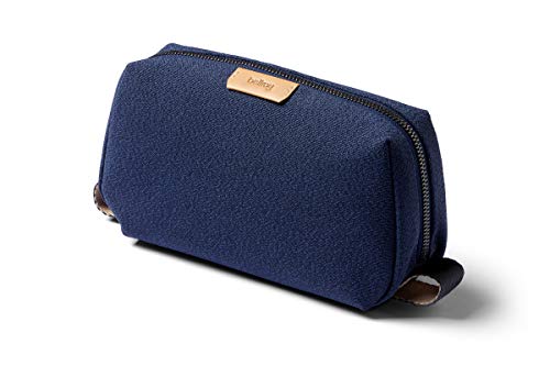 Bellroy Toiletry Kit (Unisex Toiletry Bag, Zipper Closure, Water-Resistant Lining, Toothbrush Sleeve with Magnetic Closure, Internal Mesh Pocket Organization) -Bronze - color: Ink Blue