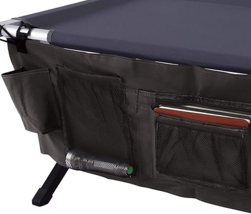 Tough Outdoors Camping Cot Organizer Bag - Storage Organizer Bag for Adult Camping Cots - Camping Organizer w/Multiple Compartments - Durable & Compatible with Camping Cots