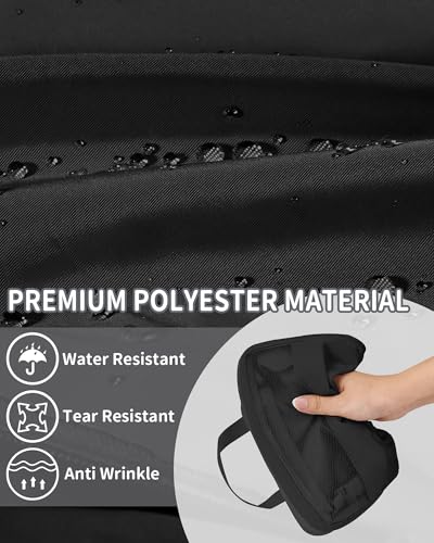11-Piece Expandable Compression Packing Cubes, Travel Luggage Organizers Set for Suitcase, Lightweight Fabric Packing Bags for Travel Essentials Black - color: Black