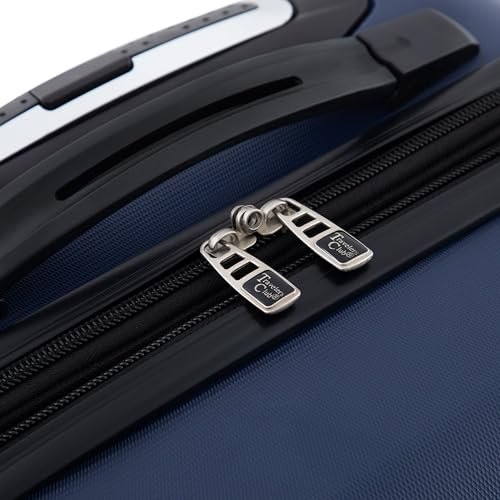 Travelers Club Chicago Hardside Expandable Spinner Luggage, Navy Blue, 22" Carry-On - color: Navy Blue, size: 22" Carry-On