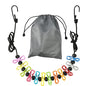 Retractable Portable Clothesline for Travel, Clothing line with 12 Clothes Clips, for Indoor Laundry Drying line, Outdoor Camping Accessories