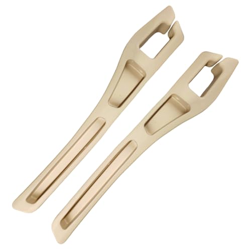 2PCS Car Seat Gap Filler Organizer, Car Center Console Side Plug with Storage Slot Prevent Falling, Multifunctional Vehicle Interior Phone Holder Accessories for Cars, Trucks, SUVs (Beige) - color: Beige
