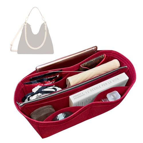 Divitize Premium Purse Organizer compatible with LV Multipass Bag Organizer — Handmade Perfect Fit, Durable Quality Felt, Full Coverage, No Bulky, +24 Shades (Sienna, for Multipass) - color: Sienna