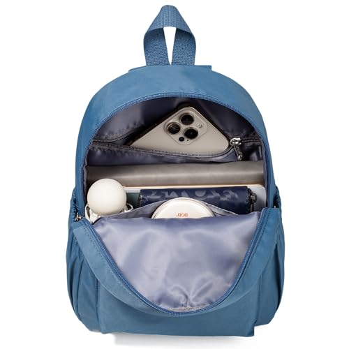 AOTIAN Mini Lightweight 11.8 Inch Backpack Durable Travel Hiking Women and Girls Small Daypack, 7 Liters Light Blue - color: Light Blue