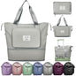 Ranslen Large Capacity Folding Travel Bag,Expansion Travel Duffel Bag with Dry and Wet Separation Portable Travel Duffel Bag - color: Grey
