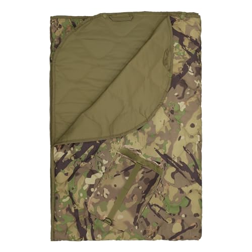 Poncho Liner Military Outdoor Camping Blanket for Travel, Beach, Grass, Picnic, Car Emergency, Outdoor, Survival - color: Spretta Mt Camo (Upgrade Package), size: 1.4Mx2M(4.6x6.6ft)