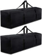 Sports Duffle Bag - Extra Large Travel Duffel Luggage Bag with Upgrade Zipper, Sturdy & Water Resistant, Black (Black 47inch 2Pack) - size: 47" x 13.7" x 17.5" 2Pack