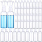 Eccliy 100 Pack 3.4oz Plastic Bottles Travel Lotion Bottle Squeeze Container Plastic Bottles with Caps Small Travel Empty Refillable Toiletry Containers for Liquid Lotion Creams with 5 Funnels (Clear) - color: Clear, size: 3.4oz