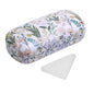 PERFECTSIGHT Sunglasses Case, Large Hard Shell Glasses Case, Cute PU Leather Protective Eyeglasses Case for Women Men - color: White Flower
