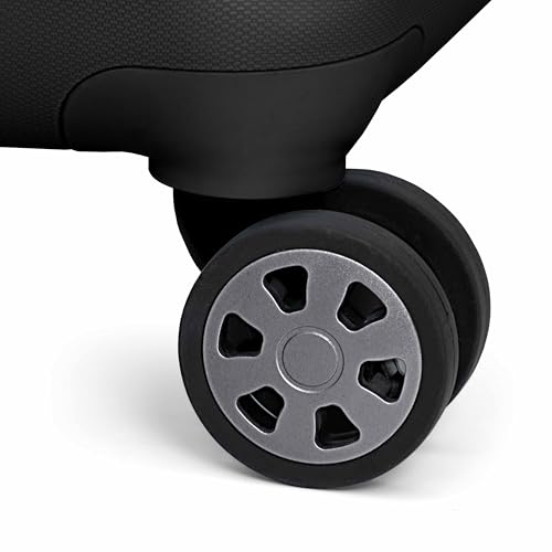 Traveler's Choice Pagosa Hardshell Expandable Luggage with Spinner Wheels, Black, 2-Piece Set (22/27) - color: Black, size: 2-Piece Set (22/27)