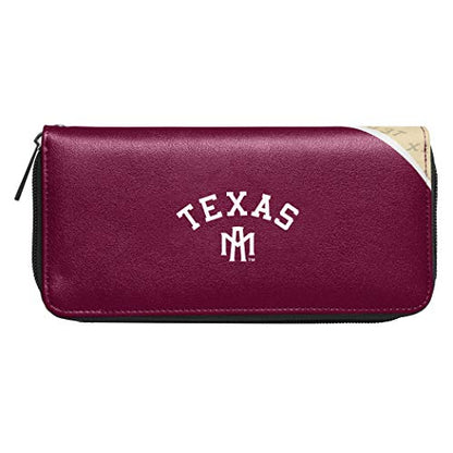Littlearth NCAA Curve Zip Organizer - Officially Licensed Teams - color: Texas A&M Aggies