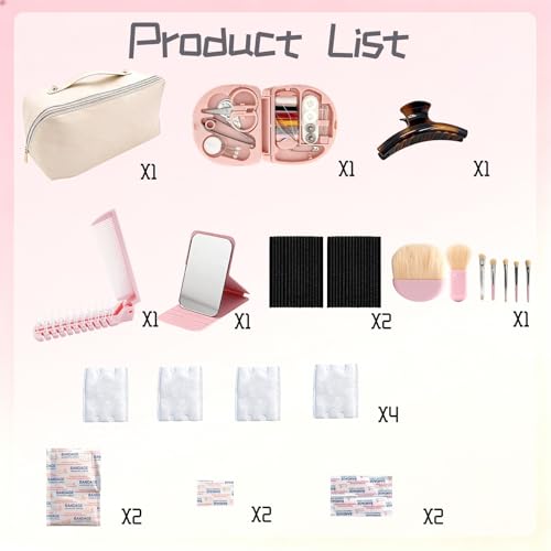 80+ Piece Wedding Emergency Kit for Brides Ultimate Wedding Essentials and Bridal Shower Gifts Portable Cosmetic Case for Travel and Stuff