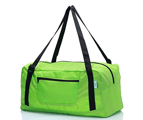 Foldable Travel Duffel Bag For Women & Men Luggage Great for Gym (Green) - color: Green, size: 30L