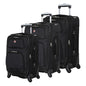 SWISSGEAR Sion Softside Expandable Spinner Luggage Durable Lightweight Travel Suitcase, Black, 3-Piece Set (Carry-On/Medium/Large) - color: Black, size: 3-Piece Set (Carry-On/Medium/Large)
