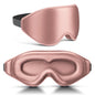 FlyCoco 99% Fully Block Out Light Eye Sleep Mask, 3D Deep Contoured Eyes Cover Zero Pressure, Long Lash Extension Eyes Mask with Adjustable Straps for Sleeping Travel Home Nap Rest Women Men (Rose) - color: Rose