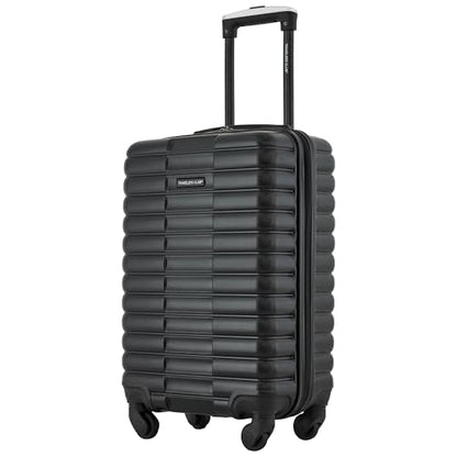Travelers Club 22-Inch Gilroy Rolling Hardside Carry-On Luggage, Black - color: Black, size: 22-Inch
