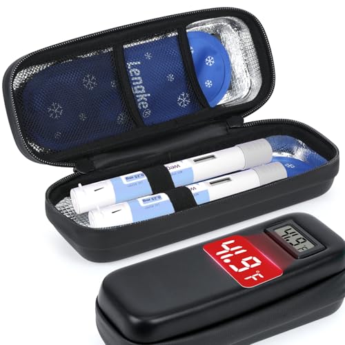 Insulin Cooler Travel Case for Wegovy Pens – Diabetes Carrying Insulated Bag with 2 TSA-Approved Ice Packs, Long-Lasting Cooling for Wegovy Pens, Ideal for Travel and Daily Use. - color: Compatible With Wegovy Pens