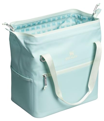 Stanley All Day Julienne Soft Cooler Bag and Lunch Box | Insulated Travel Bag with Zipper | BPA-Free - color: Seafoam, style: Midi
