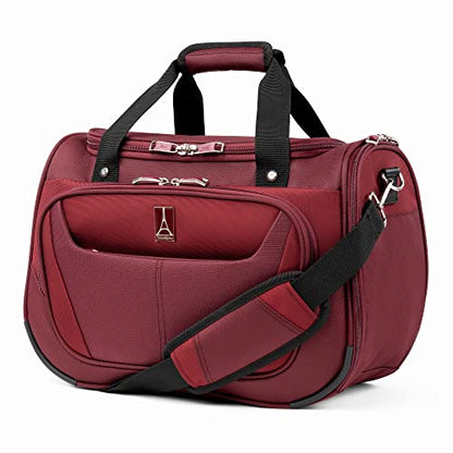 Travelpro Maxlite 5 Softside Lightweight Underseat Carry-On Travel Tote, Overnight Weekender Bag - color: Tote Burgundy