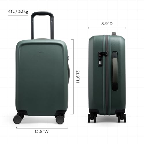 Bellroy Transit Carry-On (41L carry-on luggage, with hard shell and removable packing cells) - Everglade - color: Everglade