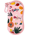 Sunglasses Case Soft Glasses Cases for Women Pouch Eyeglass Bag Eye Glass Kids Girls Sun Glasses Cute Kawaii - color: Pink Flower