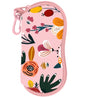 Sunglasses Case Soft Glasses Cases for Women Pouch Eyeglass Bag Eye Glass Kids Girls Sun Glasses Cute Kawaii - color: Pink Flower