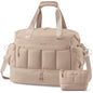 LOVEVOOK Travel Duffel Bag, Weekender Bags for Women, Large Overnight Bags with Shoe Compartment, 47L Carry on Gym Hospital Bag with Wet Pocket, 2 Pcs - color: Khaki, size: Extra Large-2 Pcs