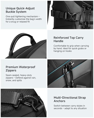 Somago Crossbody Sling Backpack Sling Bag Travel Hiking Chest Bag Daypack Single Shoulder Bag (Grey) - color: Grey