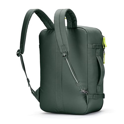 Pacsafe GO Anti Theft 34L Carry-on Backpack - color: Spruce Green