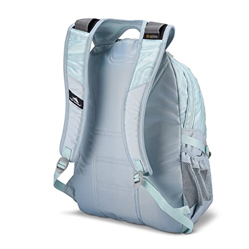 High Sierra Loop-Backpack, Travel, or Work Bookbag with tablet-sleeve, Marble, One Size - color: Marble