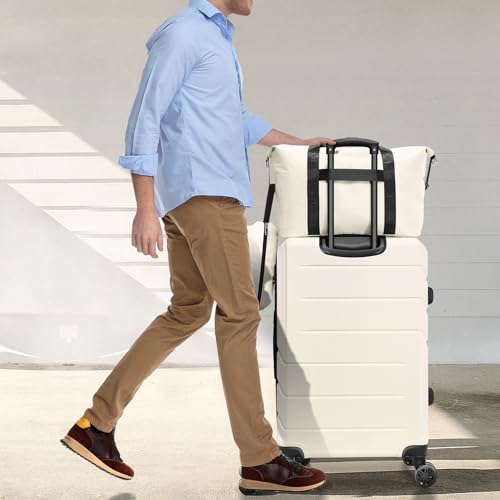 Hoteel Luggage Sets 3 Piece, 4-Yr Warranty, PC+ABS Hard Shell Expandable Suitcases with Wheels, TSA Aproved Lock and Carry on Bags, Travel Suit Case Set for Men and Women, (3-Piece, Beige) - color: Beige, size: 3 Piece Set (Expandable 20/DB/TB)