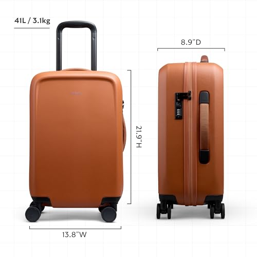 Bellroy Transit Carry-On (41L carry-on luggage, with hard shell and removable packing cells) - Bronze - color: Bronze