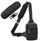 Mini Sling Bag for Men Crossbody,Small Chest Bag Casual Trendy Waterproof Lightweight Phone Crossover Daypack - color: Black Small Anti Theft Sling Bag